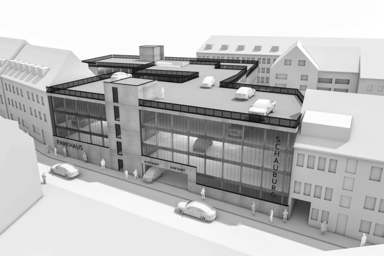 3-Neubau eines Parkhauses : Hildesheim